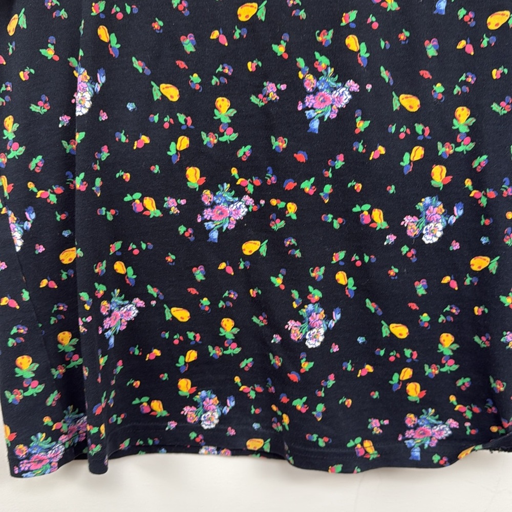 - & other stories stretchy floral crew neck pull over t shirt small - Picture 4 of 9